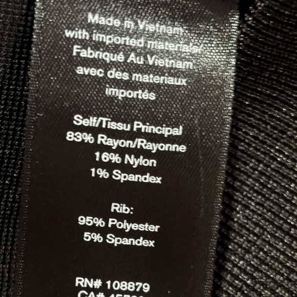 Rag & Bone Mara Crop Black Zip Up Tank Top Small New NWT Minimalist Preppy *D5 - Picture 16 of 16